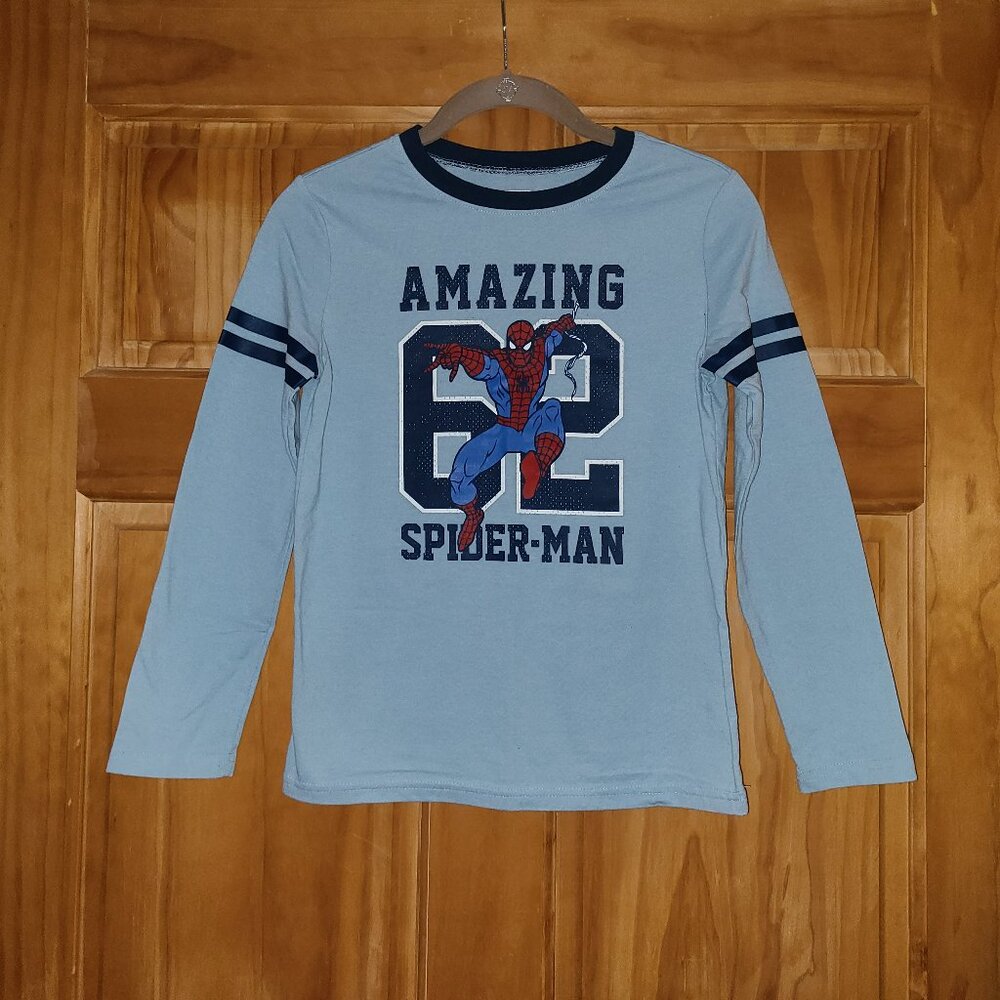 Marvel jumping beans Blue Amazing Spider Man Long Sleeve T Shirt